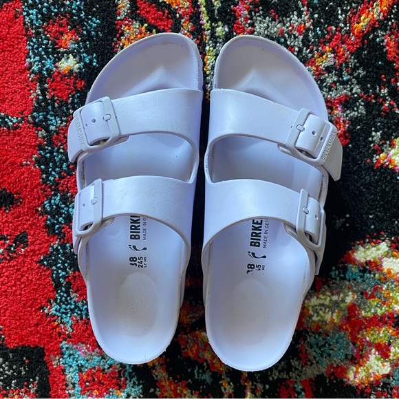 Birkenstock Shoes - Arizona EVA Lilac Birkenstocks